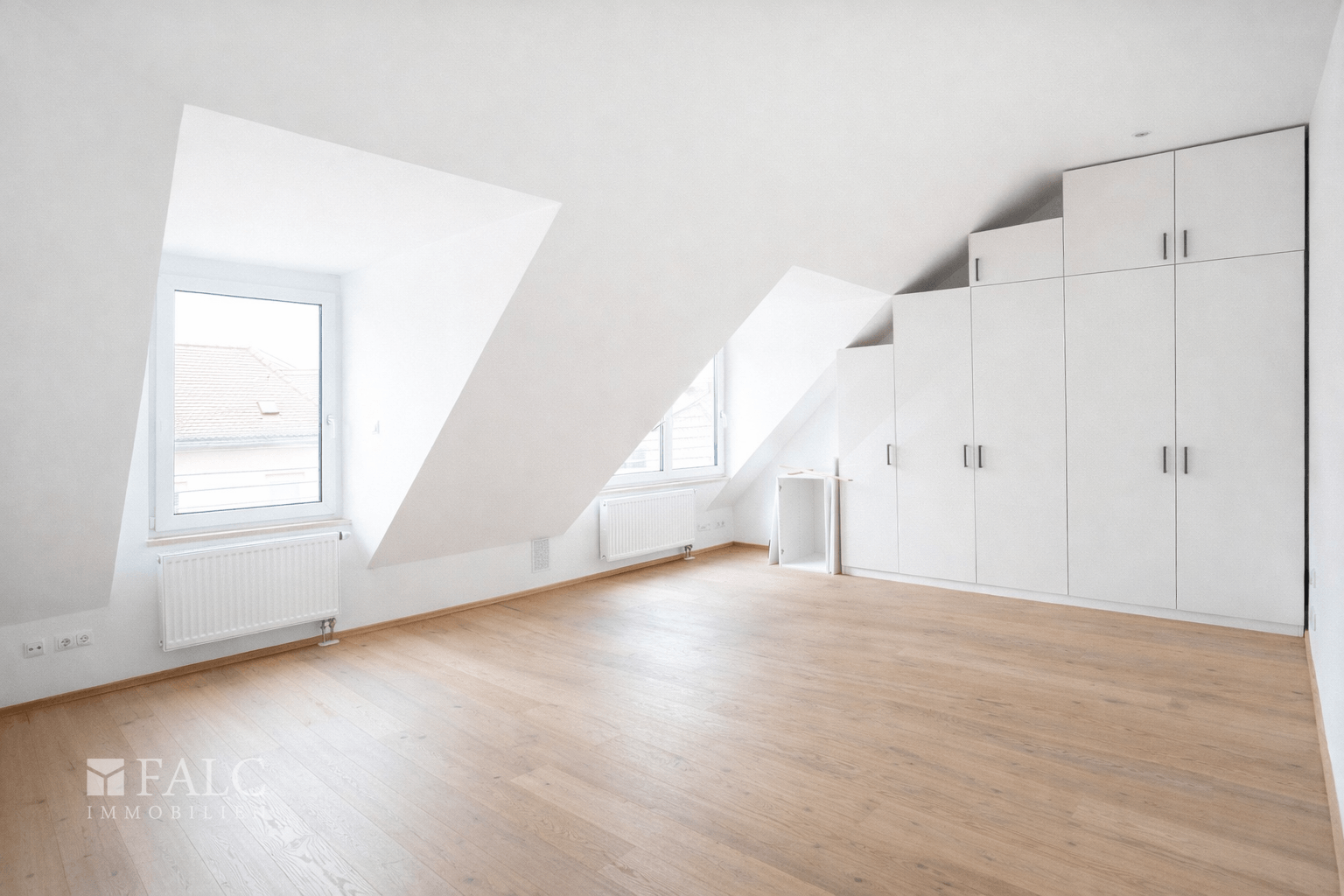 Schlafzimmer mit Einbauschrank